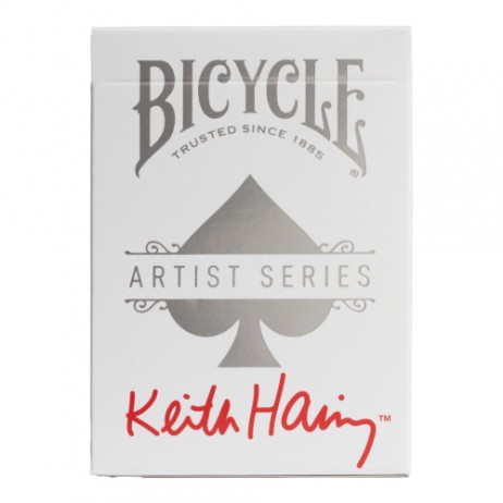 Bicycle Keith Haring Artist Series Rouge