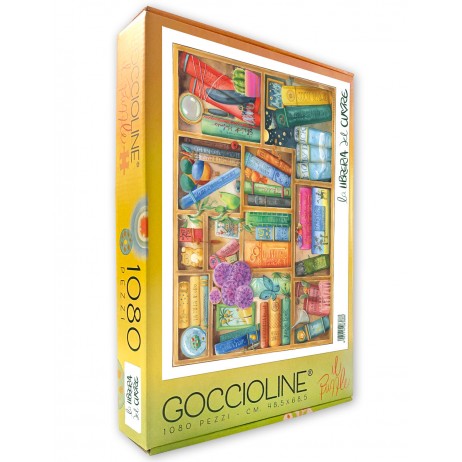 Puzzle 1080p Libreria Del cuore Goccioline