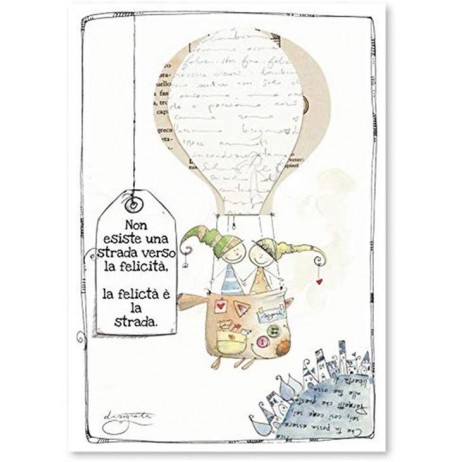 Puzzle 1080p Mongolfiera Disegnata