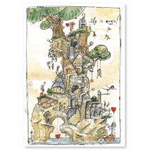 Puzzle 1080p Life is Magic Disegnata