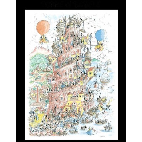 Puzzle 1080p Torre di Babele