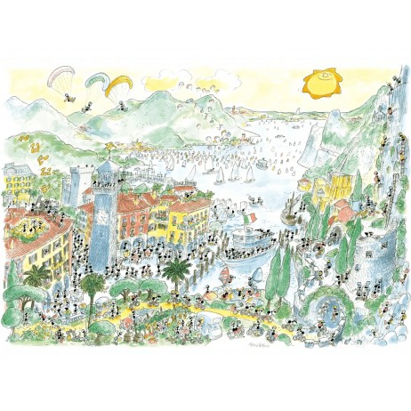 Puzzle 1080p Lago Di Garda (Lac de Garde)