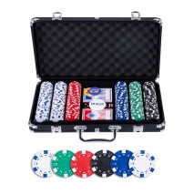 Mallette de Poker sans valeur 300 jetons