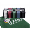 Set de poker avec cartes 200 jetons 4gr