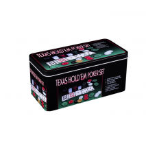 Set de poker avec cartes 200 jetons 4gr