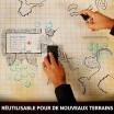 Battle Map Vierge Effaçable - 36" x 24"