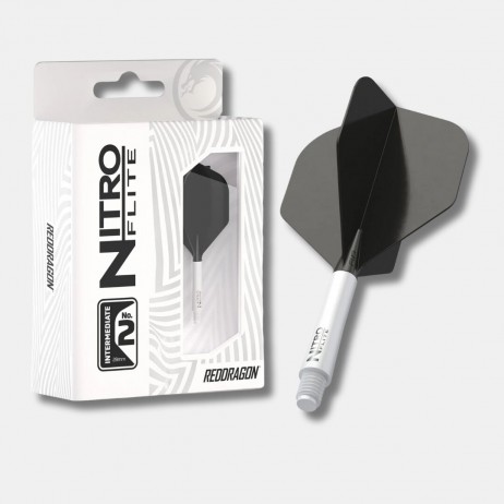 Ailettes moulées Nitro Flite Noir/Blanc Inter