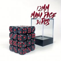 Kit de 36 dès 6 Noir/Rouge