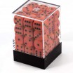 Set de 36 dés 6 Orange Noir OPAQUE