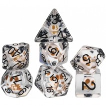Lot de 7 dés Crâne