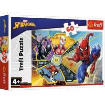 Puzzle 60 p Spiderman dans la Toile
