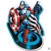 Puzzle Bois 160 p Captain America Marvel
