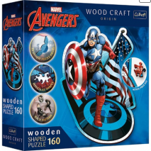 Puzzle Bois 160 p Captain America Marvel