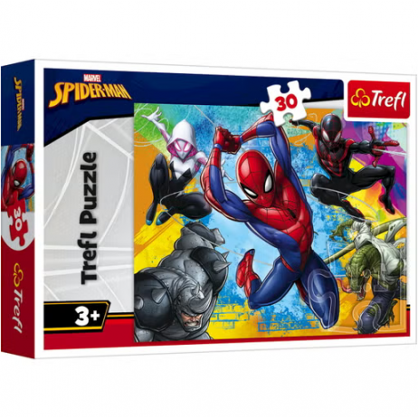 Puzzle 30 p Spiderman Couleurs