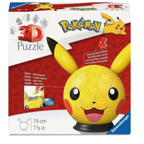 Puzzle 3D 72 p Pikachu