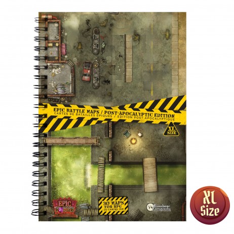 Livre Plateau de Jeu A3 Post Apocalytique