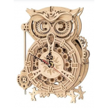 Maquette Bois Owl Clock