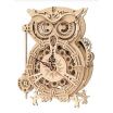 Maquette Bois Owl Clock