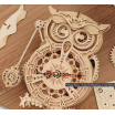 Maquette Bois Owl Clock