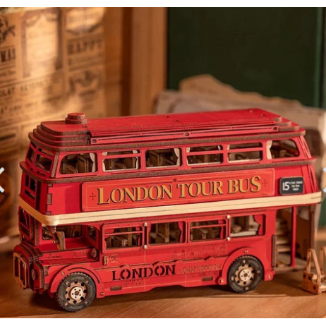 Maquette bois London Tour Bus