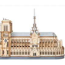Maquette bois Paris Cathédrale