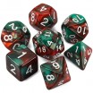 Kit De 7 Dés Vert Rouge