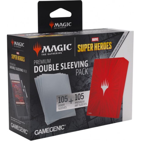 Pack Double Sleeve Magic Marvel Rouge