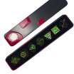 Set de dés Steampunk vert boite métal 