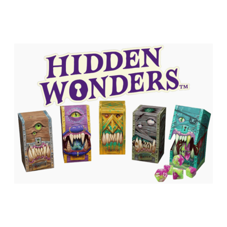 Set dés Hidden Wonders Mystery box