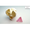 Set de 7 Mini dés Chessex Transparent Rose Blanc