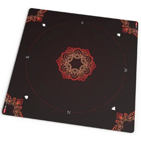 Tapis de Jeu Rosaces Rouge 60x60cm