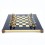 Ensemble échecs cycladique Bleu/Bronze 28x28cm