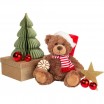 Peluche Ours de Noel 30cm