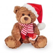 Peluche Ours de Noel 30cm