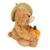 Peluche ours halloween citrouille 20cm