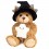 Peluche Ours halloween fantome 20cm