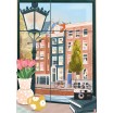 Puzzle 500pcs Amsterdam vue d'un café