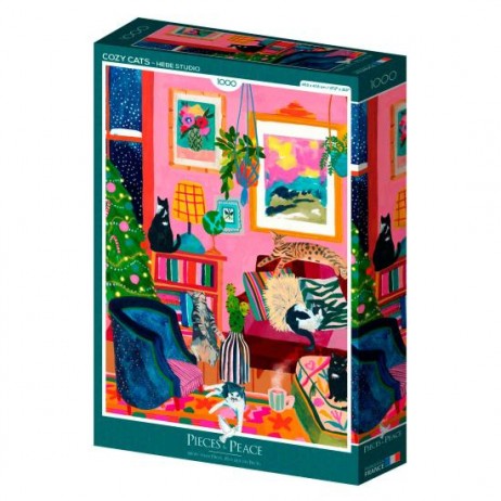 Puzzle 1000p Chats Douillets