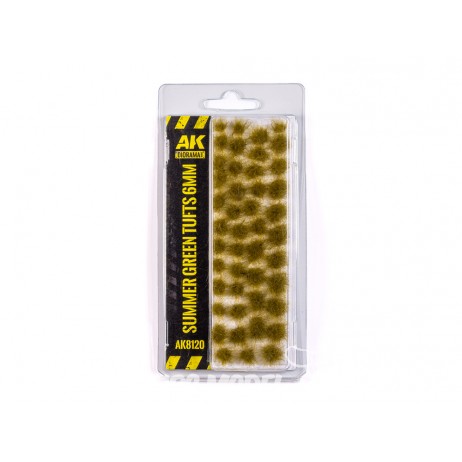 AK - SUMMER GREEN TUFTS 6mm