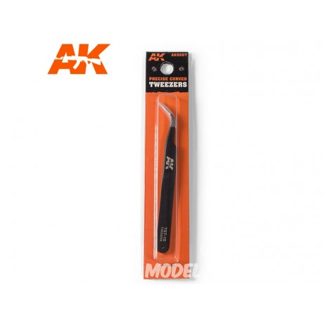 AK - PRECISION CURVED TWEEZERS