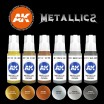 AK - METALLICS COLORS SET