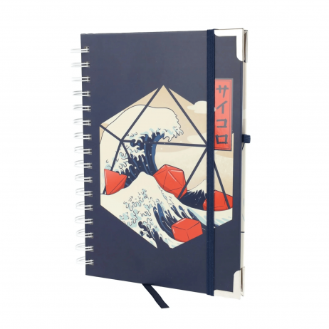 Great Wave of Dice Deluxe Notebook