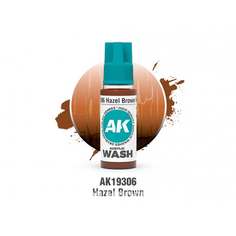 AK - HAZEL BROWN - ACRYLIC WASH