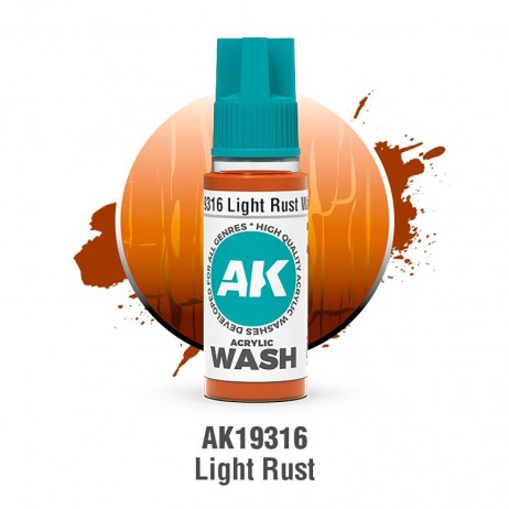 AK - LIGHT RUST - ACRYLIC WASH
