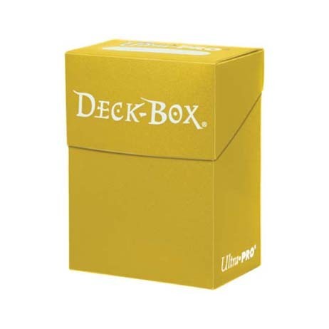 Boîte jaune polydeck 75cartes